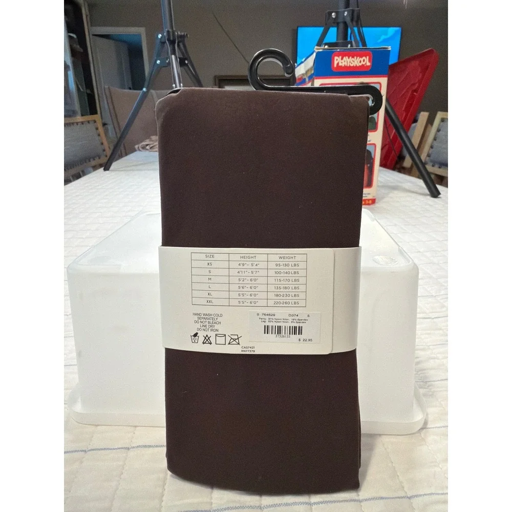 LOFT Opaque Control Top Tights Brown Size S NWT 764629‎ D374 Pantyhose